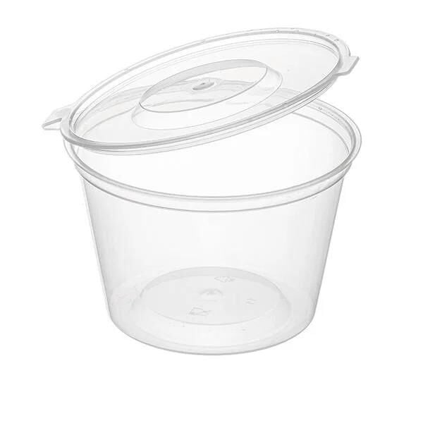 პლასტმასის სოუსის კონტეინერები