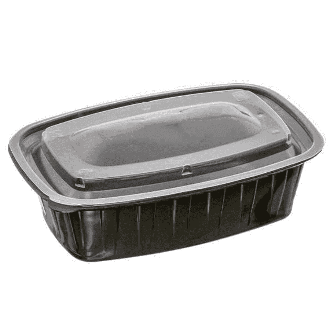 სითბოს რეზისტენტული პლასტიკური საკვები კონტეინერი 750 გრ