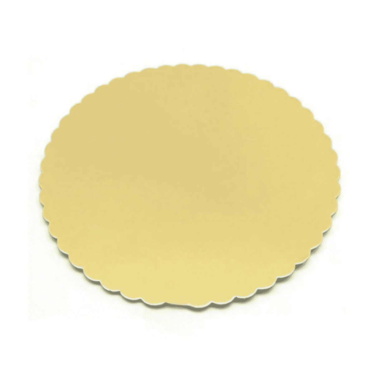 No2 სქელი ოქროს ღვეზელის ფირფიტა 22სმ