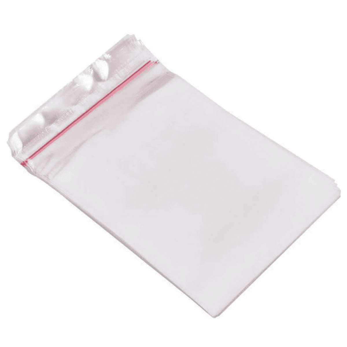 დამაგრებული გამჭვირვალე ჩანთა 26x42 სმ 1000 ცალი