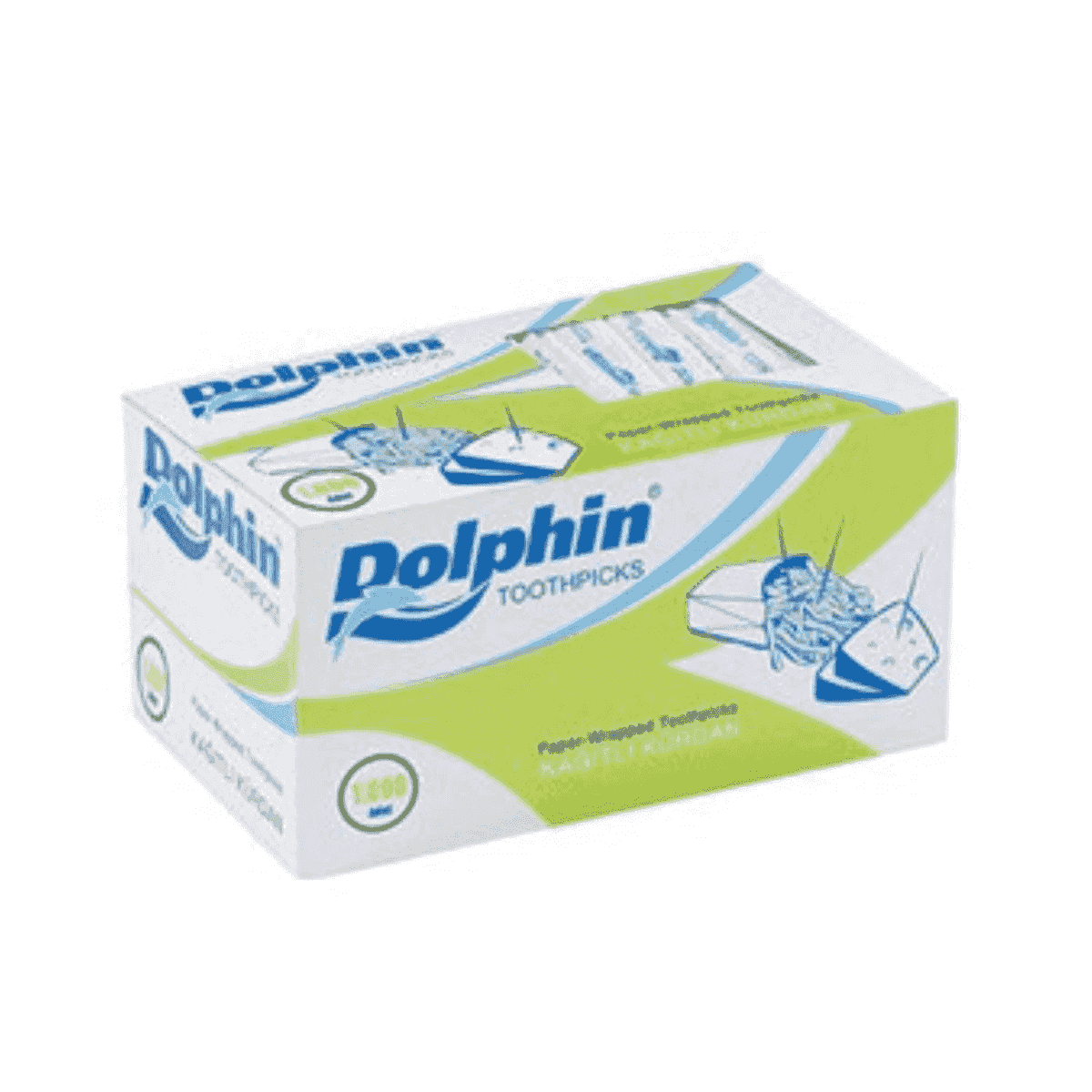 დელფინის ქაღალდის კბილის ჩხირები 1000 ცალი