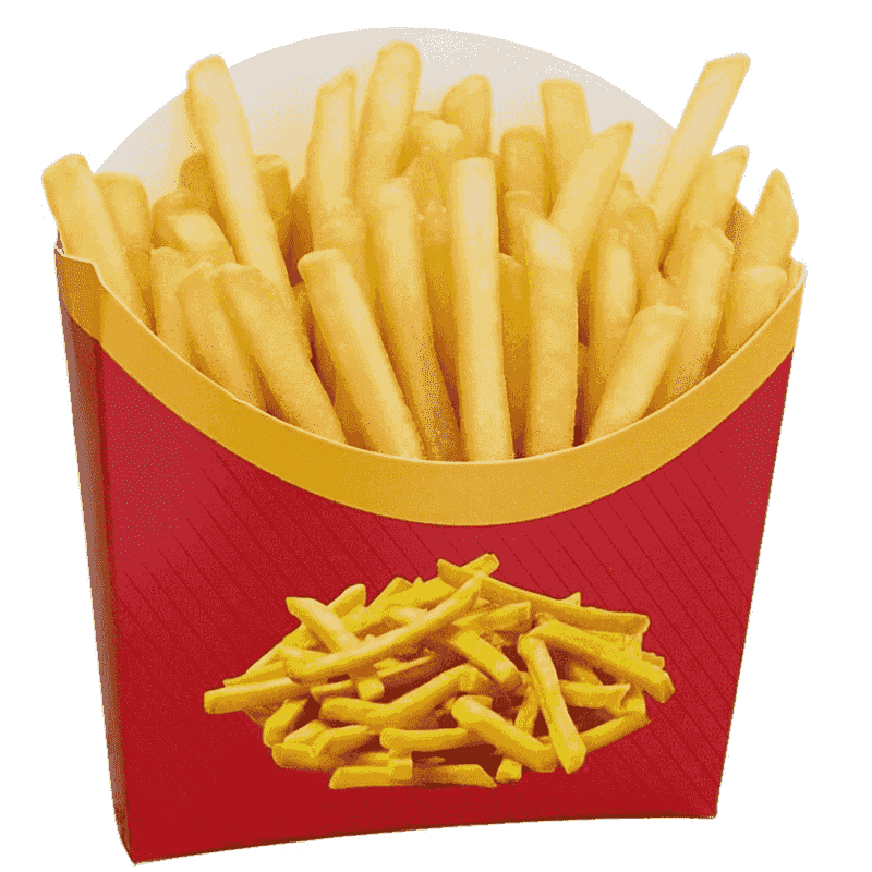 ჩიფსების ყუთი საშუალო ზომის წითელი - 4