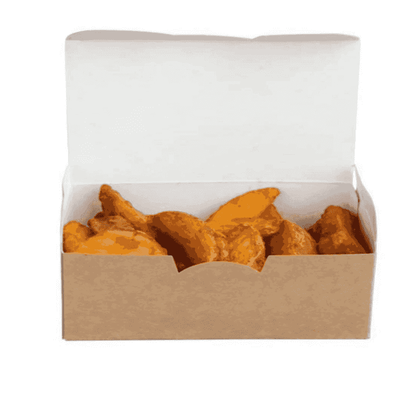 ნუგეტის ყუთი საშუალო ზომის 17.5x10x7 სმ - 2