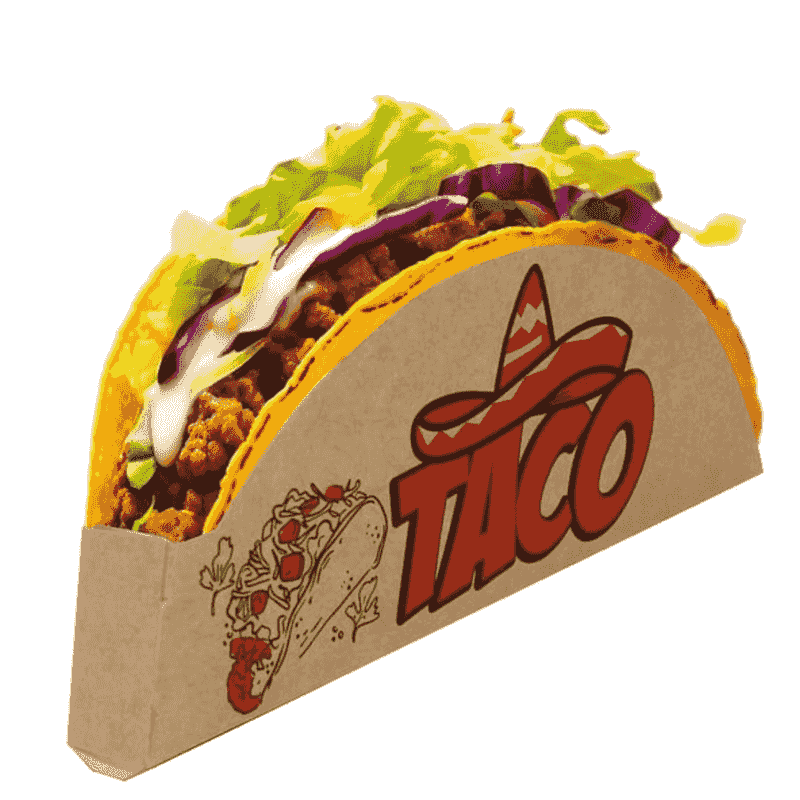 Taco Holder Standard Printed - 3