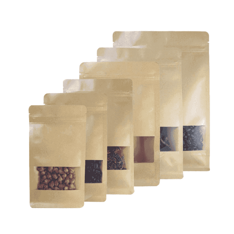 Doypack Ziplock ჩანთა 11x18,5 სმ - 2