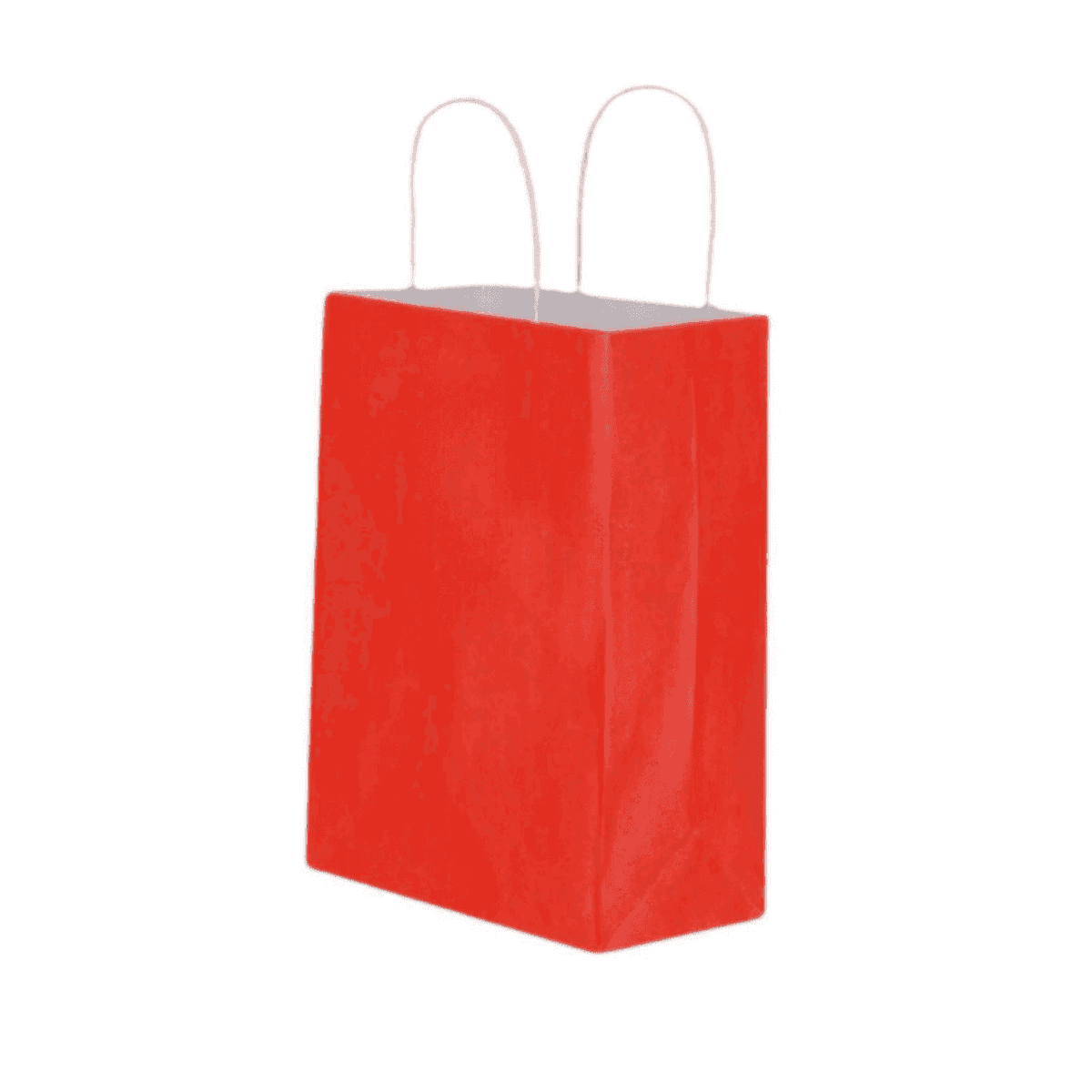 გრეხილი სახელური დროშა წითელი ჩანთა 25x31x12 სმ - 2