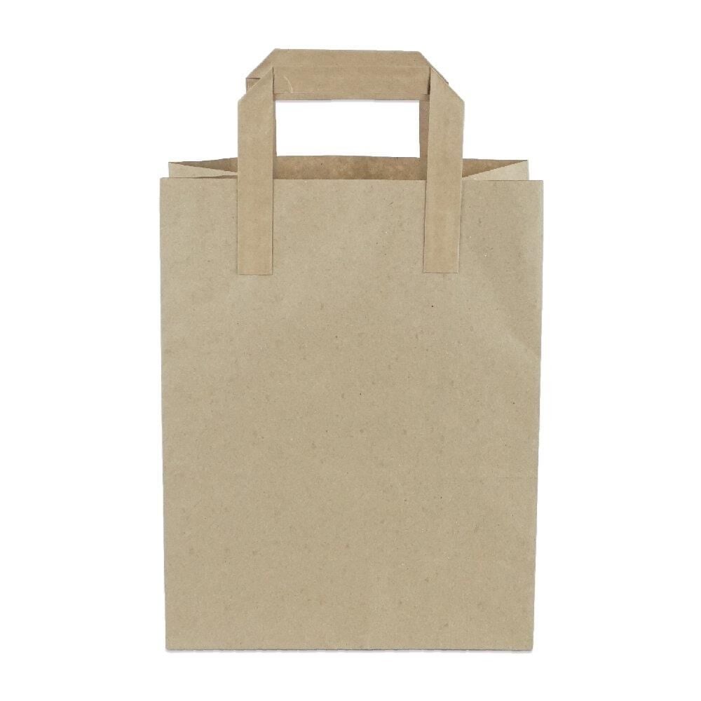 მცირე ზომის კრაფტის ქაღალდის ჩანთა 22x28x12 სმ - 2