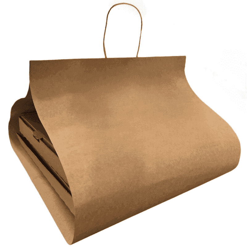 პიცის ყუთი სატარებელი ჩანთა 35x50 სმ 100 ც - 2