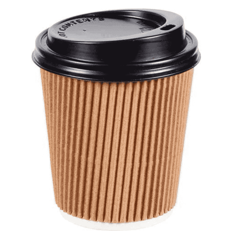 14-16 Oz Hot Beverage Lid შავი 90მმ - 3