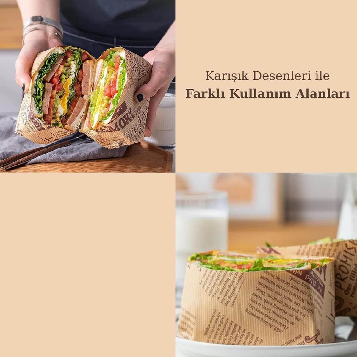 100 ცალი თვითნაკეთი ზეთის ქაღალდი - 3