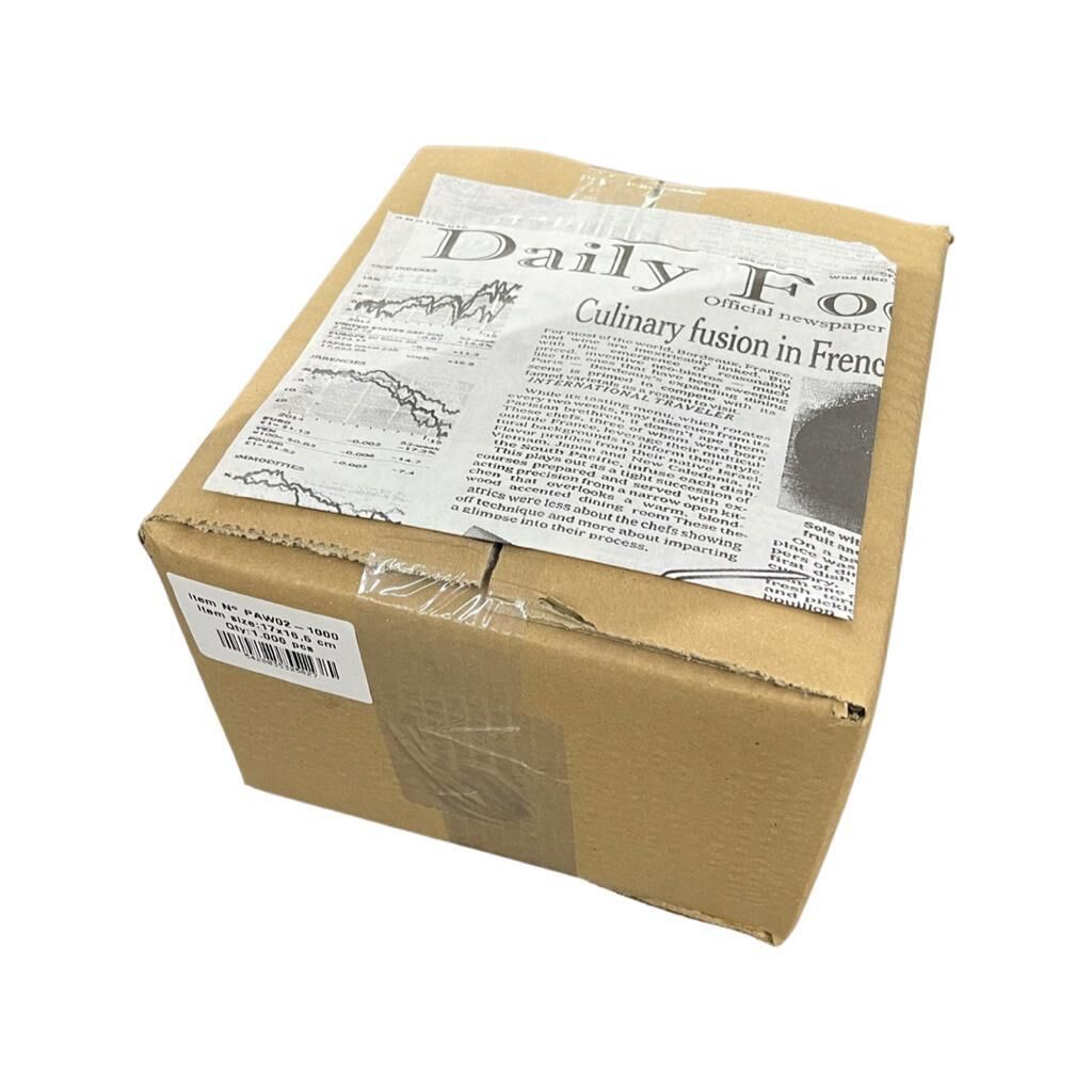 ქაღალდის ჩანთა ცხიმიანი ჰამბურგერი 17x16,5სმ 1000 ცალი - 2