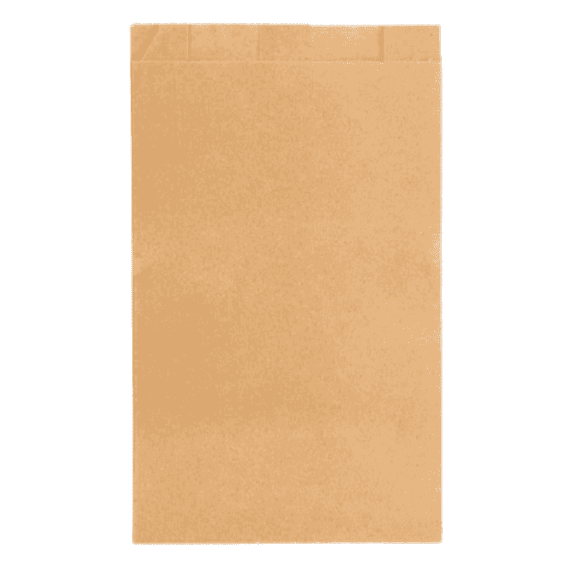 ქაღალდის ჩანთა უბრალო შამუა 16x28x7 სმ