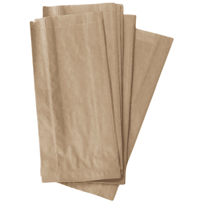 შამუა კრაფტის ქაღალდის ჩანთა ზოლიანი 250გრ 12x27x6სმ - 2