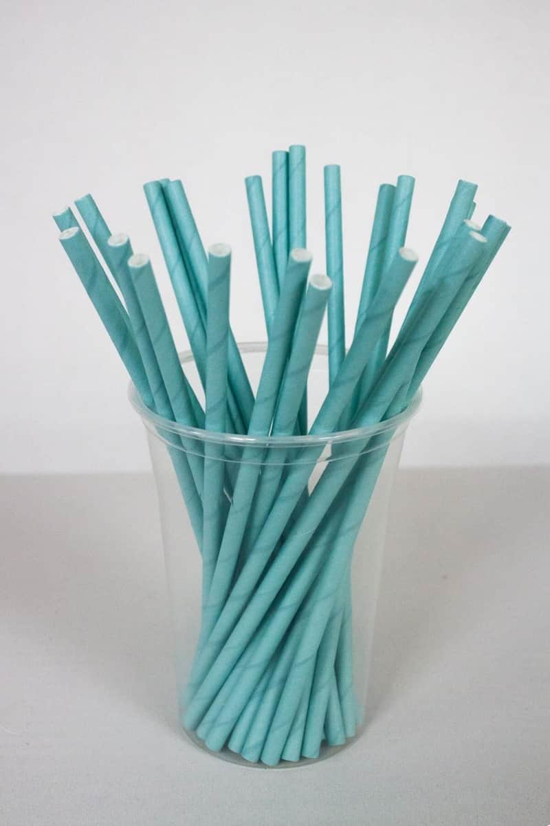 ქაღალდის ჩალისფერი ლურჯი 25' პაკეტი