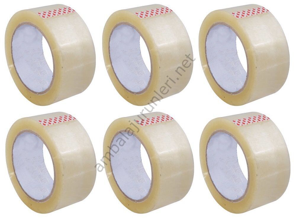 გამჭვირვალე ლენტი 45 მმ x 100 მტ (შეფუთვა 6 ცალი) - 2