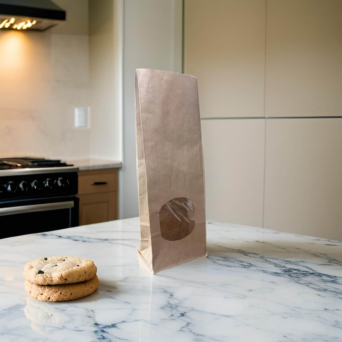 კრაფტის ფანჯრის ქვედა ჩანთა S-7x20,5x4 სმ - 4