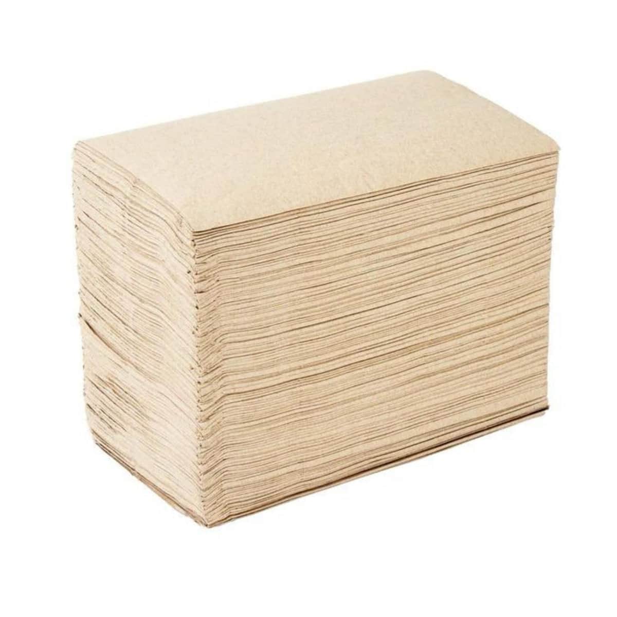 კრაფტის ხელსახოცი მიმტანი დასაკეცი 33x33სმ - 2